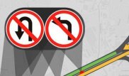 На одном из главных проспектов Алматы убрали развороты и левые повороты