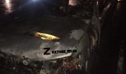 Toyota Camry сгорела во дворе жилого дома в Актобе