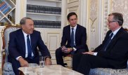 Назарбаев встретился с экс-президентами Чехии, Турции и Словении