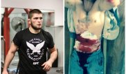 Боец Хабиб Нурмагомедов опубликовал снимок друга, "вскрывшего живот" из-за пыток в Дагестане
