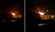 Частный дом загорелся в Астане