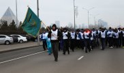 "Президентскую милю" пробежали полицейские Астаны