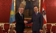 Президент Австрии впервые встретился с официальным лицом Казахстана