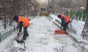 Коммунальщики Астаны перешли на усиленный режим работы из-за снега