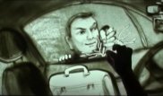 "Песочный" автовор и его жертва - ролик по борьбе с кражами представили в Алматы