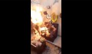 Поджог именинницы на празднике в Иране попал на видео