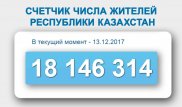 Появился онлайн-счетчик населения Казахстана