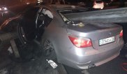 Жуткое ДТП в Алматы: Отбойник пробил салон BMW