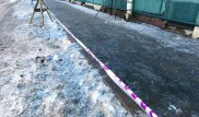Аномалия в Санкт-Петербурге: в городе "выпал" синий снег