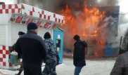 Пожар произошел на рынке "Ушконыр" в Алматы