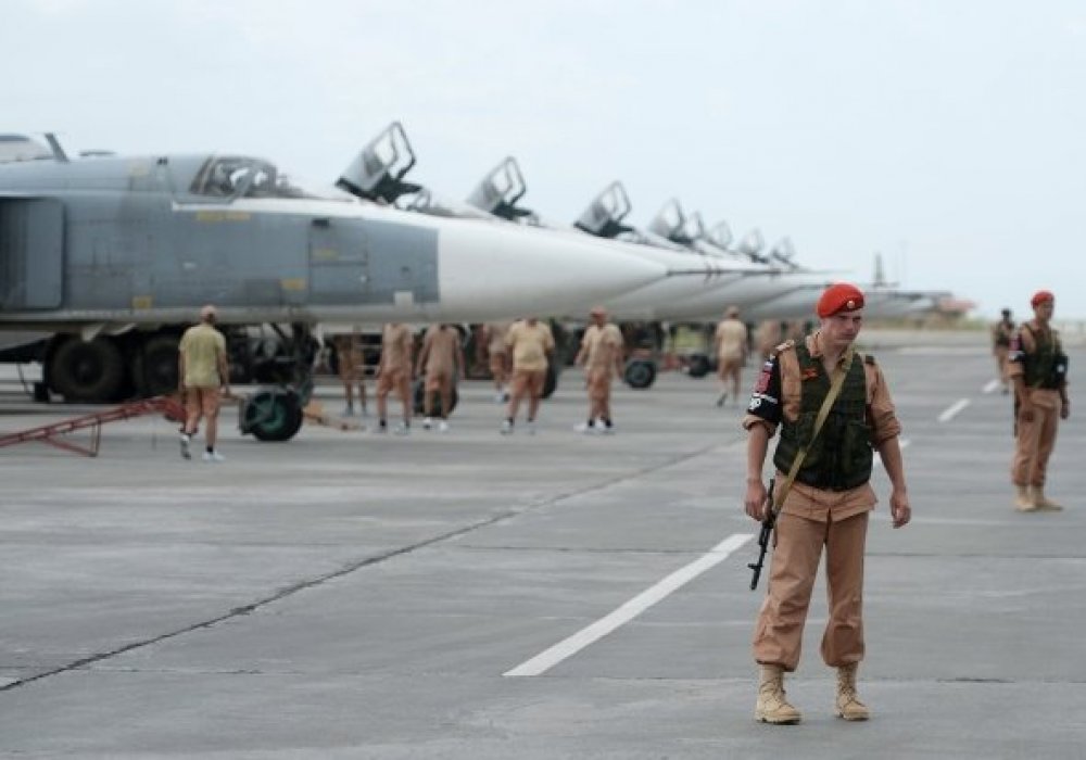 Российские военнослужащие на авиабазе "Хмеймим" в Сирии. Фото ©РИА Новости