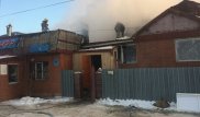 Частный дом с магазином загорелся в Астане