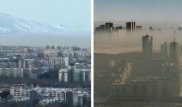 Высокий и повышенный уровни загрязнения воздуха зафиксировали в Астане и Алматы