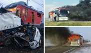 Пожары, опрокидывания. Самые резонансные происшествия с автобусами в Казахстане