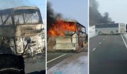 Названа предварительная причина возгорания автобуса с 52 погибшими
