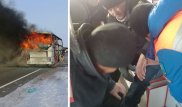 Выжившие при пожаре в автобусе узбекистанцы останутся в РК на время расследования