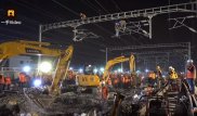 Китайцы построили железнодорожную развязку за девять часов. Невероятное видео