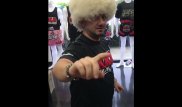 Галустян записал послание бойцу Хабибу Нурмагомедову