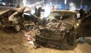 ДТП в центре Астаны: полиция перекрыла мост