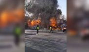 Более 70 пожарных тушили горящий ресторан в Шымкенте