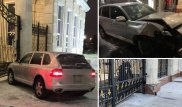Porsche с полицейским врезался в ворота Акорды: вице-министр прокомментировал ДТП