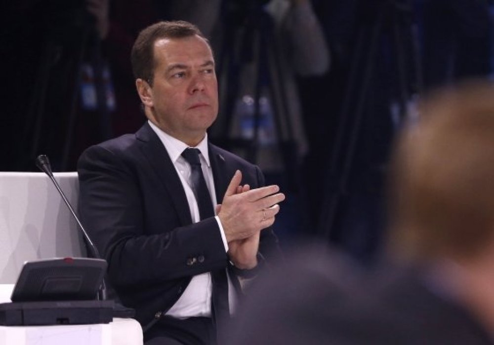 Дмитрий Медведев на заседании глав правительств ЕАЭС в Алматы. © РИА Новости