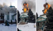 Церковь загорелась в селе Алматинской области