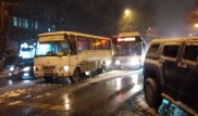 Массовое ДТП с участием автобусов и внедорожников произошло в Алматы
