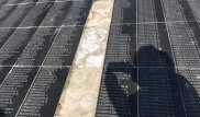 В Шымкенте изуродовали памятник героям Великой Отечественной войны
