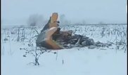 Предполагаемое видео с места крушения самолета появилось в Сети
