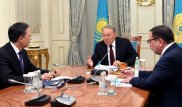Назарбаев встретился с Абдрахмановым