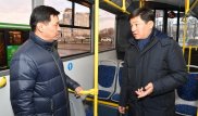 Новые автобусы запустили на маршруте № 137 в Алматы