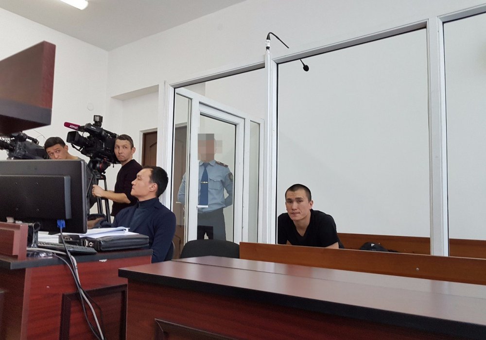 Подсудимый Даурен Алеуханов. Фото Tengrinews.kz
