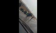 Пассажирский автобус с людьми перевернулся в Кызылорде