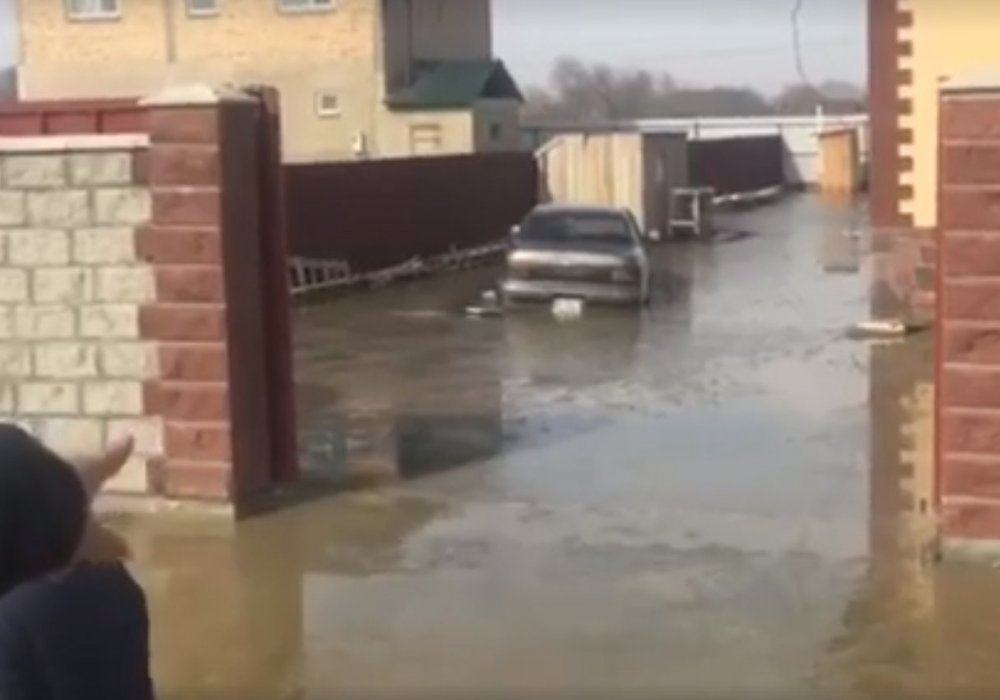 Талые воды затопили несколько дворов в Алматинской области