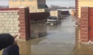 Талые воды затопили несколько дворов в Алматинской области