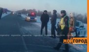 Выехал на "встречку". Водитель Audi погиб в ДТП с патрульной машиной в ЗКО