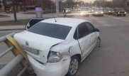 Легковушка столкнулась с автобусом в Алматы: пострадали 2 женщины