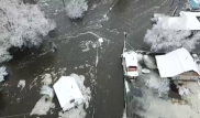 Подтопление в ВКО сняли на квадрокоптер