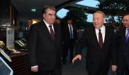 Назарбаев и Рахмон посетили Библиотеку Первого Президента РК