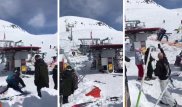 ЧП на курорте в Грузии: людей разбросало с канатки в разные стороны