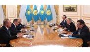 Назарбаев встретился с главами МИД России, Турции и Ирана