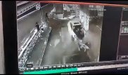Влетел в заправку: в Сети появилось видео ДТП в Алматы с участием Porsche Panamera