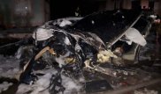 В груду металла превратилось авто после жуткой аварии в Шымкенте