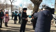 Акция "Доброжелательный пешеход" была проведена в Павлодаре