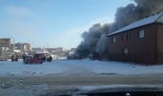 Пивной бар сгорел в Костанае
