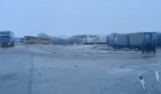 "Стоянка битком". На трассе Уральск - Атырау образовался затор