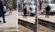 На мужчину, нападавшего на движущиеся авто в Алматы, подали два заявления
