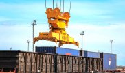 Впервые контейнерный поезд по маршруту Лодзь - Ченду проследовал через станцию Алтынколь