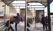 Видео избиения мужчины на остановке: Полиция Астаны просит помощи